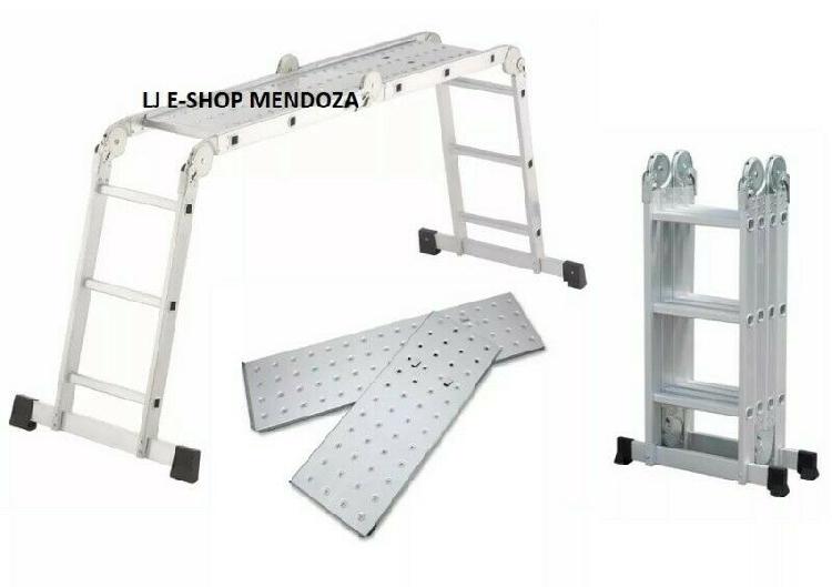 Escaleras Aluminio articuladas plegables, nuevas, 12