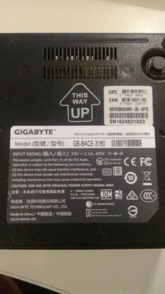 Mini Pc Gigabyte Nuc