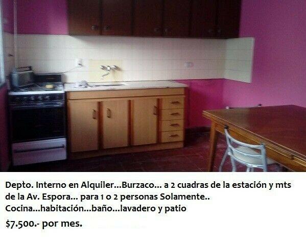 ALQUILER DE DEPARTAMENTO interno