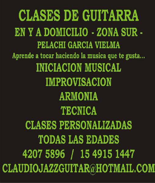 CLASES DE GUITARRA TODAS LAS EDADES ZONA WILDE