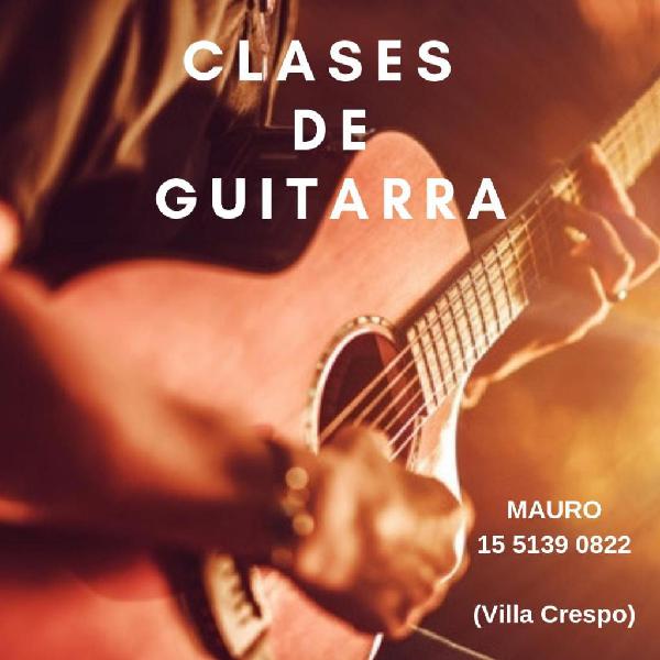 CLASES DE GUITARRA VILLA CRESPO