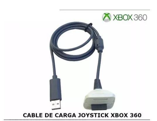 Cable Usb Carga Y Juega Para Joystick Wireless Xbox 360