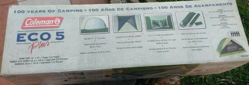 Camping, Carpa Coleman Eco 5 Plus