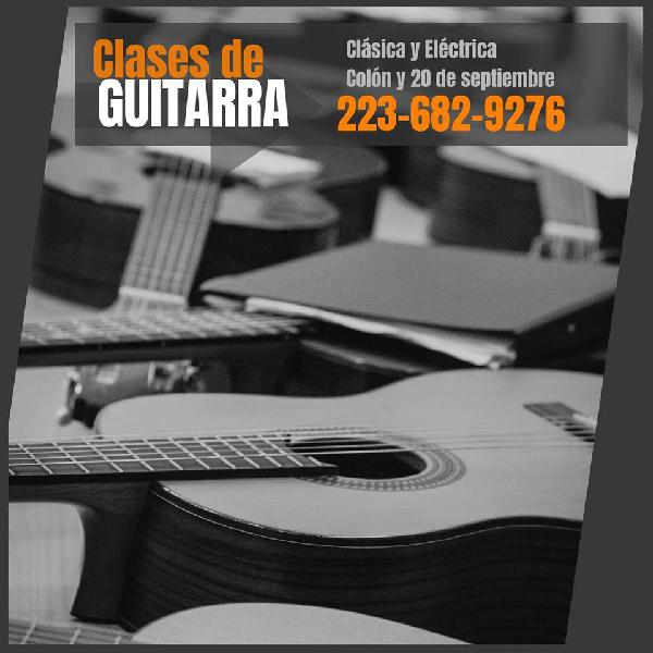 Clases de Guitarra Clasica y Eléctrica