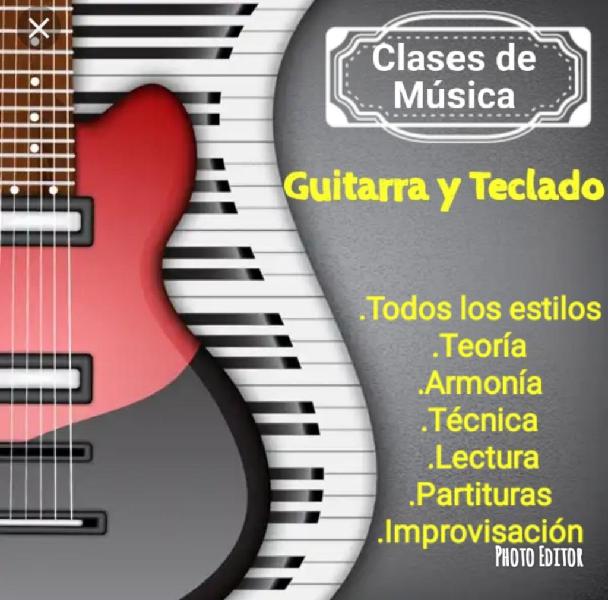 Clases de Guitarra Y Teclado