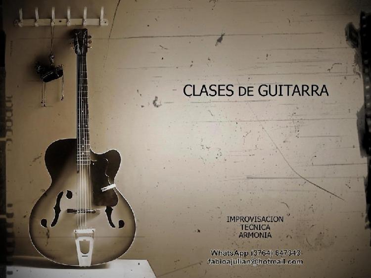 GUITARRA Clásica y Acústica Clases Particulares