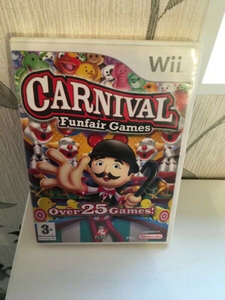 Carnival Funfair Games Wii juego fisico, genuino