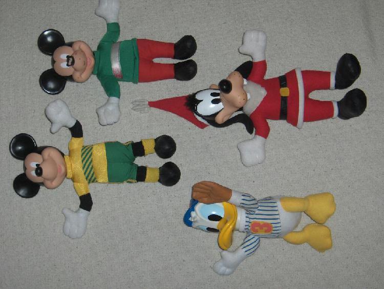 Mickey Goofy Pato Donald Muñecos Disney Muy Buenos