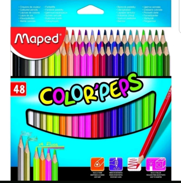 Lapices Maped color peps x 48u x 12u