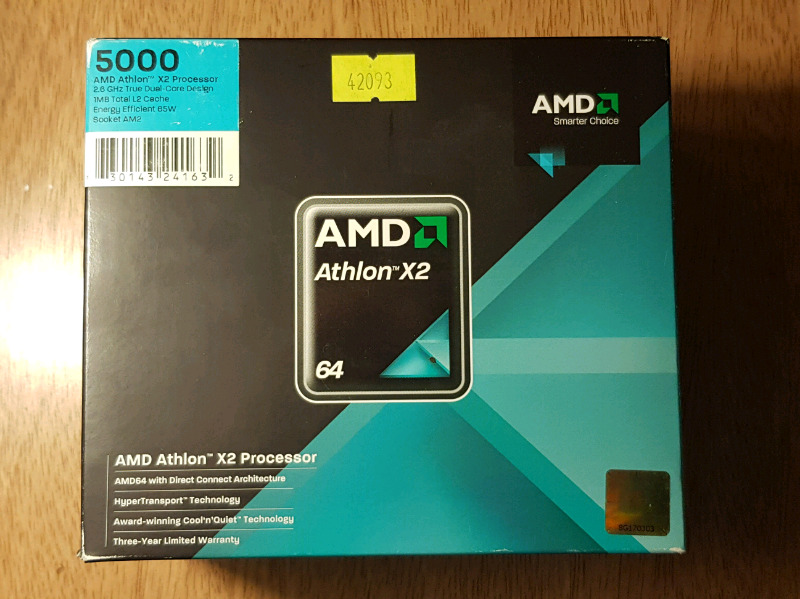 Microprocesador AMD Athlon + AM2 en caja