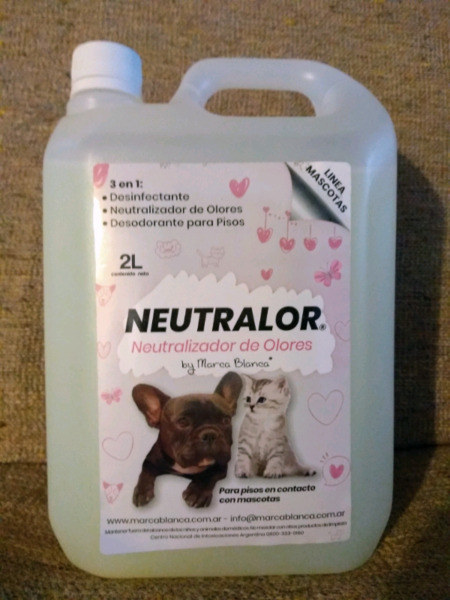 NEUTRALOR (Neutralizador de olores) Linea Mascotas
