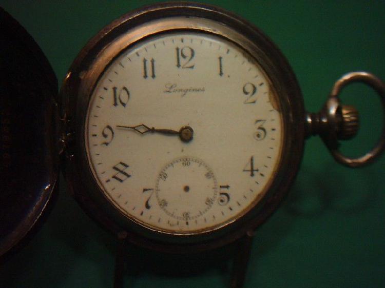 Reloj de Bolsillo Longines Caja de Acero Pavonado