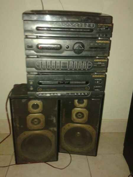 grundig doble casetera