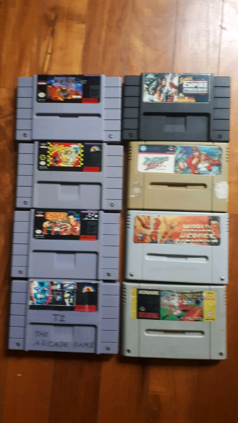 juegos snes super nintendo x 8