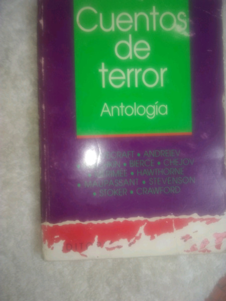 CUENTOS DE TERROR Antología