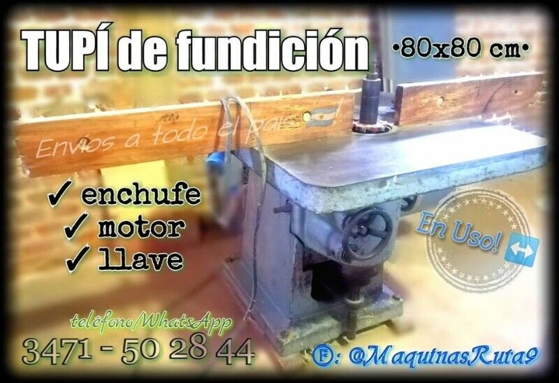 TUPÍ DE FUNDICIÓN (máquinas de carpintería - fábrica de