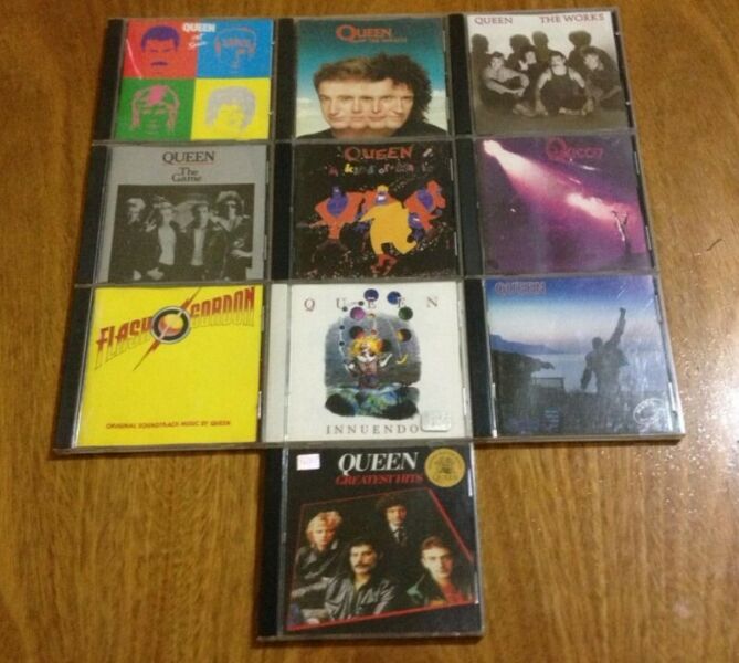 Colección de 11 CDs de Queen Importados - Completos - En