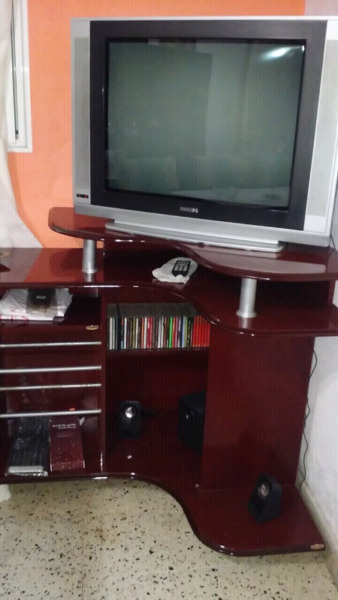 Tv 29 pulgadas mas mueble;impecable  pesos telefono