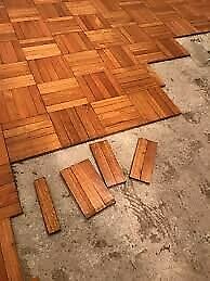 piso parquet damero