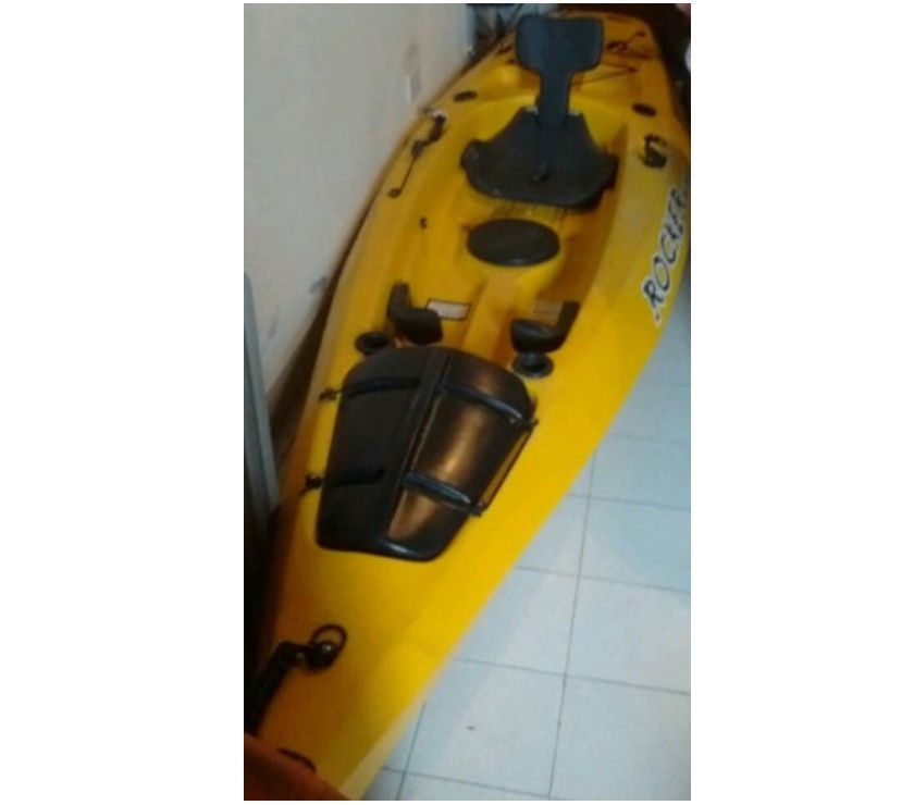 vendo kayak rocker wave amarillo (por viaje)