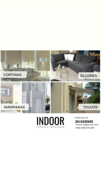 Cortinas y toldos especiales, mamparas, sillones