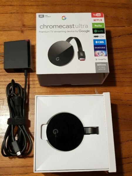 GOOGLE CHROMECAST 4K IMPECABLE! SIN USO!