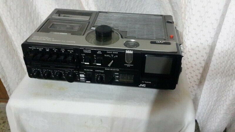 RADIO TV CASSETTE RECORDER JVC 