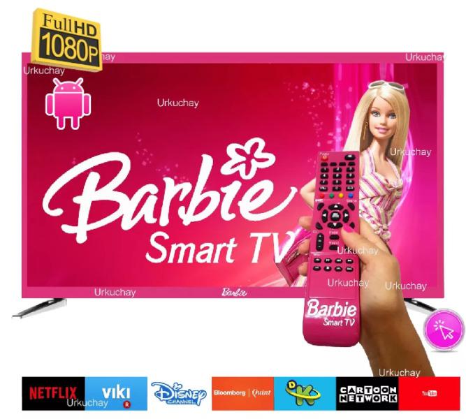 Smart TV de Barbie color Rosado C/Control Netflix Youtube