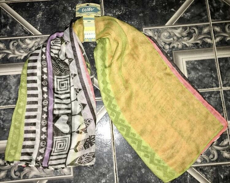 Bufanda con diseño.