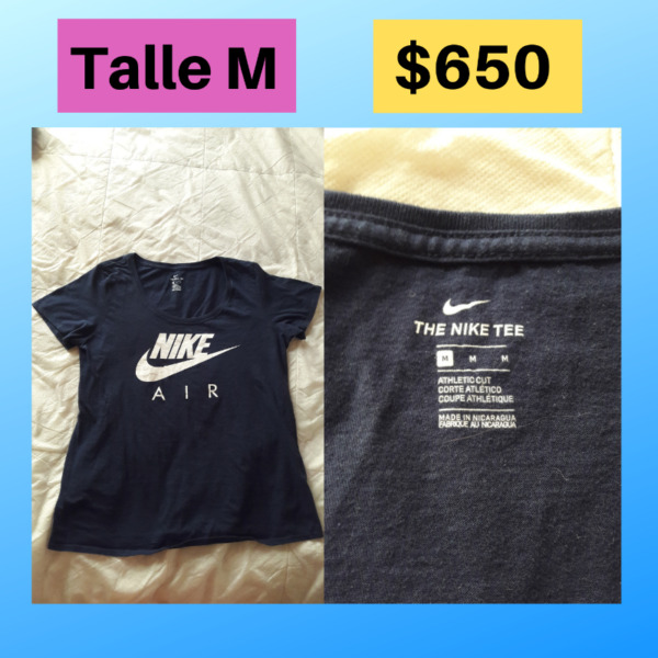 Remera Nike Original Corte Atlético (Importada) (SIN USO)