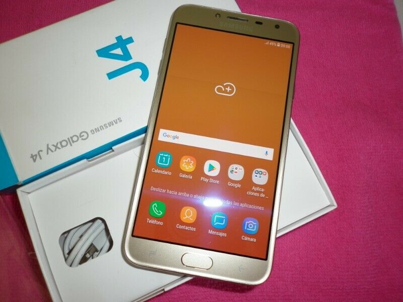 samsung j4 gold libre como nuevo