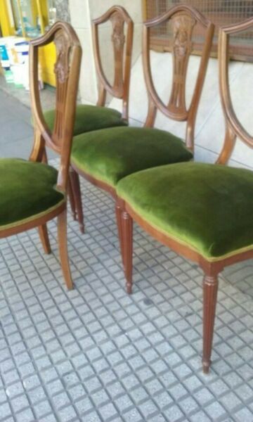 sillas de estilo Ingles modelo Palmeta Adams