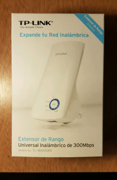 Extensor de rango wifi TP-LINK modelo TL-WA850RE