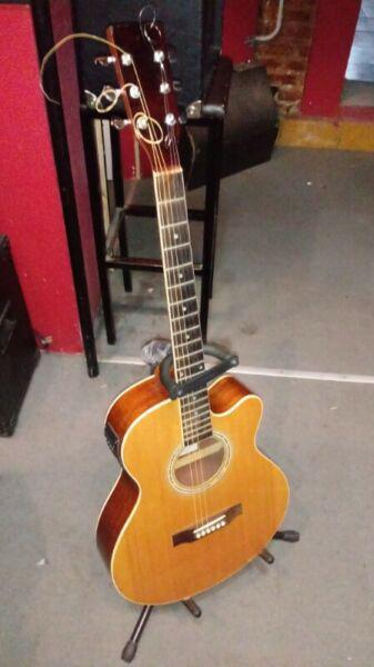 Guitarra Electracùstica MIDLAND Lf2404eq Color Nat.