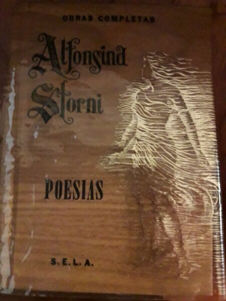 Libro Poesias de alfonsina storni