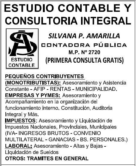 ESTUDIO CONTABLE Y CONSULTORIA INTEGRAL