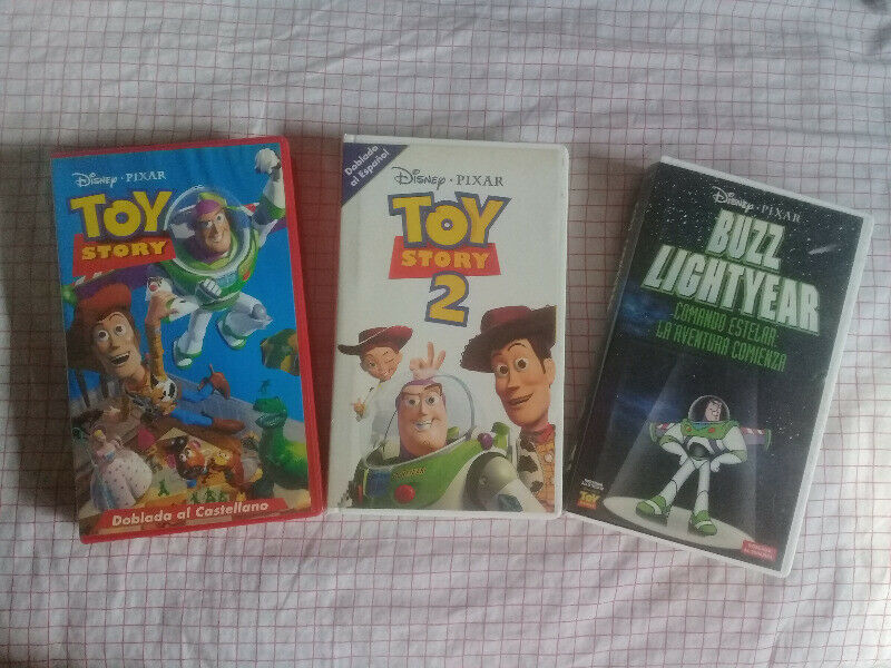 Lote peliculas VHS Toy Story