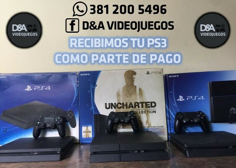 PS4 FAT Y SLIM (RECIBO PS3 Y DIFERENCIA)