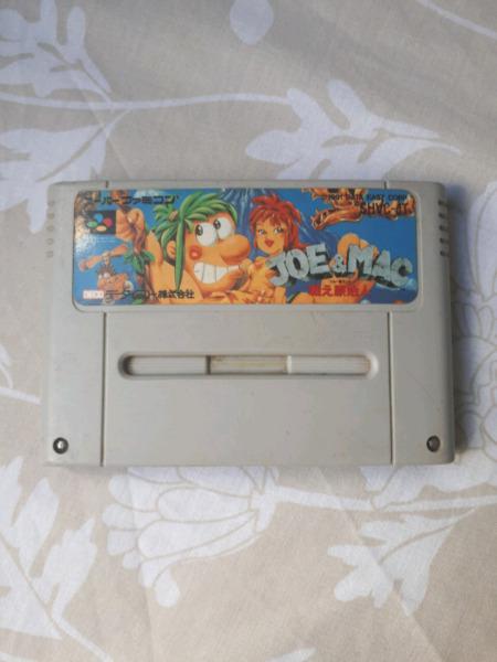 joe and mac snes super nintendo