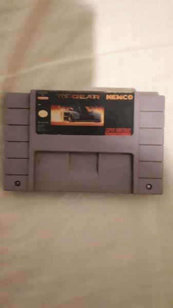 top gear snes super nintendo original