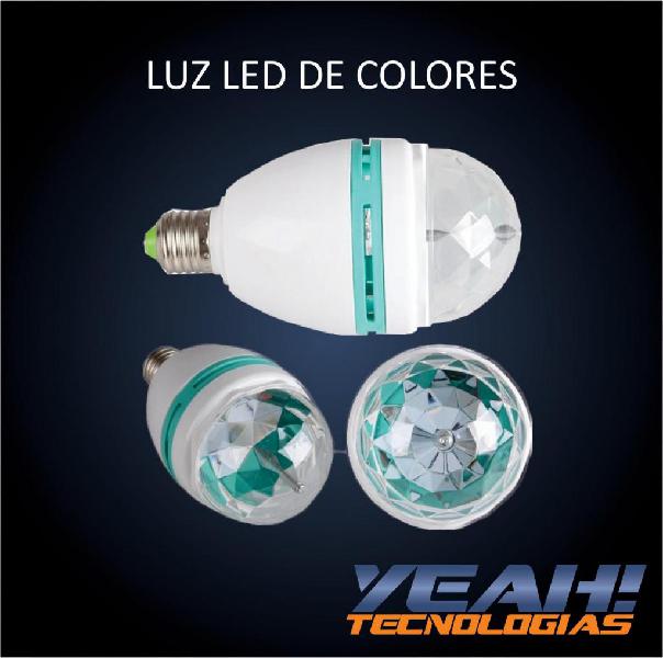 FOCO LED GIRATORIO DE COLORES