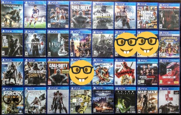 Juegos de Ps4 Usados