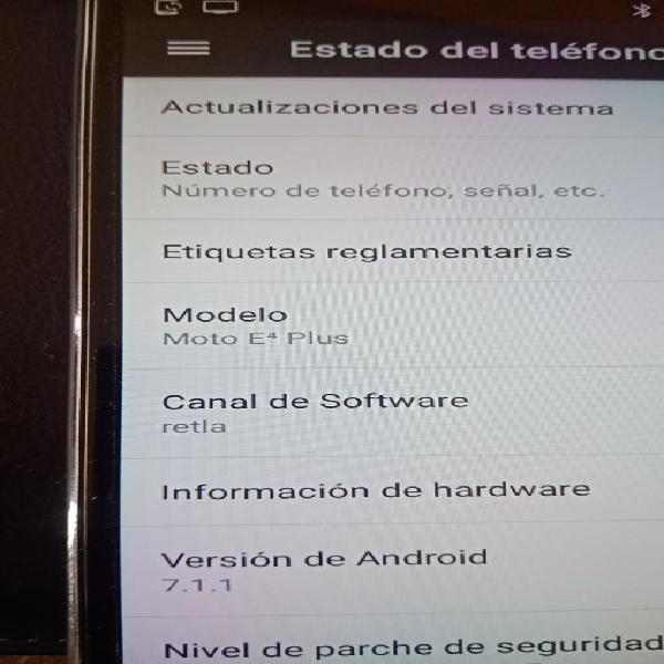 Motorola E4 Plus Igual a Nuevo