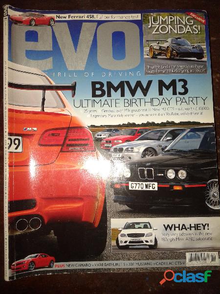 Revista Evo nro 148 Bmw M3 Camaro Mustang Cadillac En Ingles