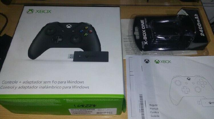 PACK MANDO X BOX ONE FULL BOX RECEPTOR PC FICHA 3.5 BATERIA