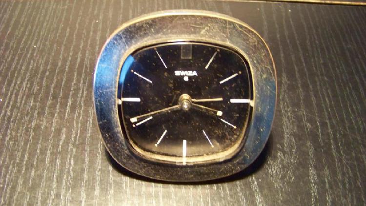 Antiguo Reloj Despertador Suizo Marca Swiza 8