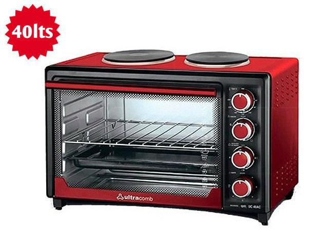 HORNO ELECTRICO ULTRACOMB 40LTS CON ANAFE UC40AC //GARANTÍA