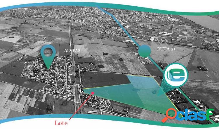 VENTA DE LOTE. ECOPUEBLO SITUADO EN ALVEAR. S/ AVENIDAS