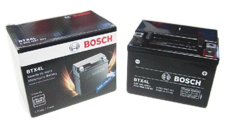 Bateria Moto Bosch BTX5L= YUASA YTX5LBS Honda CG, Biz,