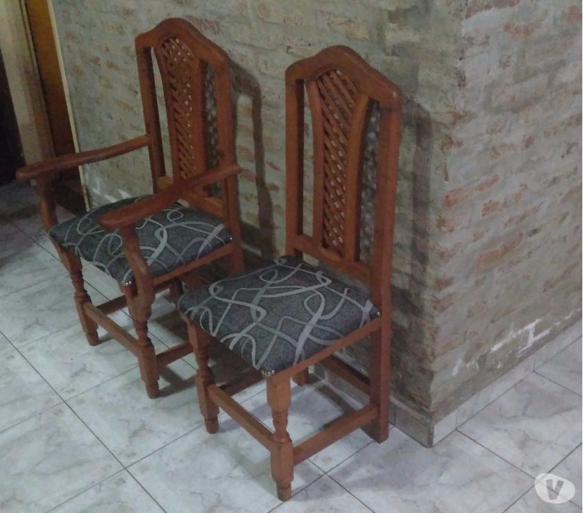 Vendo sillas de Algarrobo nuevas sin USO